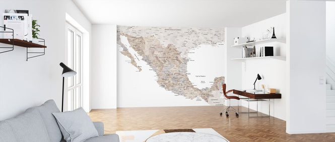 PHOTOWALL / Mexico Map (e325734)