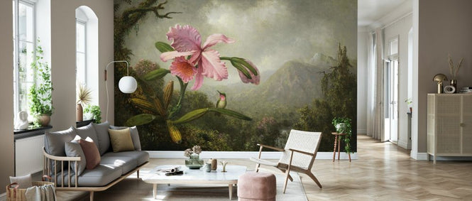 PHOTOWALL / Orchid and Hummingbird (e328319)