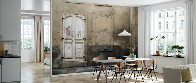 PHOTOWALL / Facade with Old Doors (e327870)