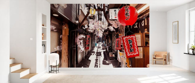 PHOTOWALL / Japan Rising Sun - Omoide Yokocho Shinjuku (e328657)