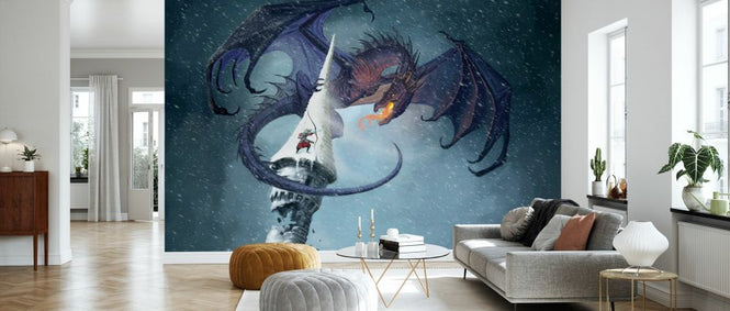 PHOTOWALL / Dragon and Elf Fighting (e330146)