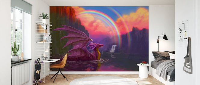 PHOTOWALL / Purple Dragon Gazing at Rainbow (e330162)