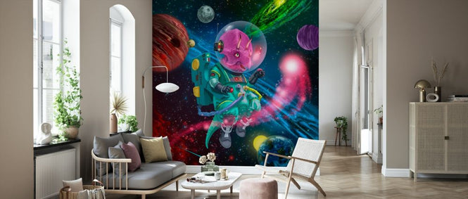 PHOTOWALL / Young Triceratops Astronaut (e330179)