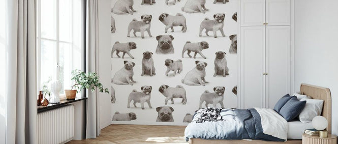 PHOTOWALL / Pug Pattern (e330777)