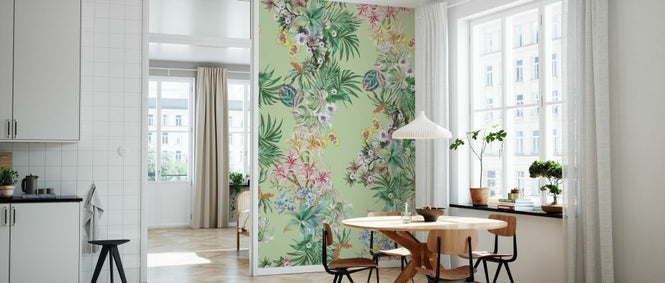 PHOTOWALL / Flowering Days - Green (e330684)