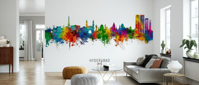 PHOTOWALL / Hyderabad Skyline India (e332833)