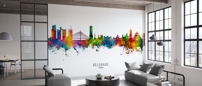 PHOTOWALL / Belgrade Serbia Skyline (e332844)