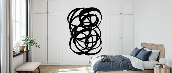 PHOTOWALL / Ink Scribble Black and White (e333893)