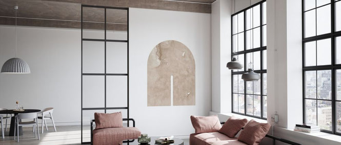 PHOTOWALL / Watercolor Shapes - Beige Tones VII (e333915)