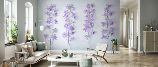 PHOTOWALL / Delphiniums Flowers (e333955)
