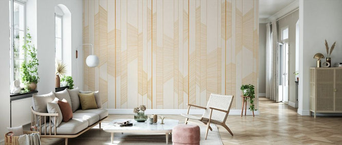 PHOTOWALL / Illuminated Lines - Honey (e335227)