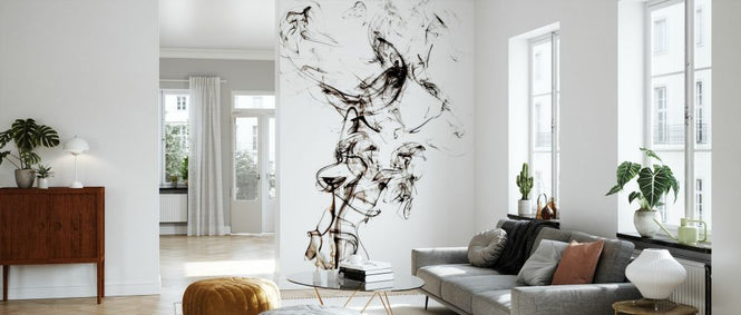 PHOTOWALL / Abstract Black Smoke - Horse Fever (e335708)