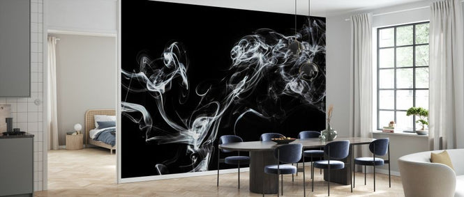 PHOTOWALL / Abstract White Smoke - Spirit Mood (e335720)