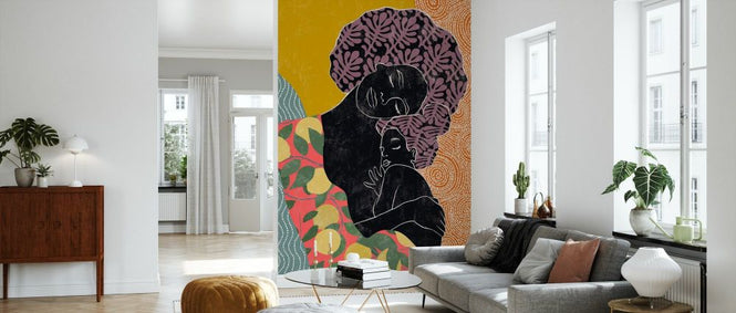 PHOTOWALL / Mother and Daughter Colourful (e335935)