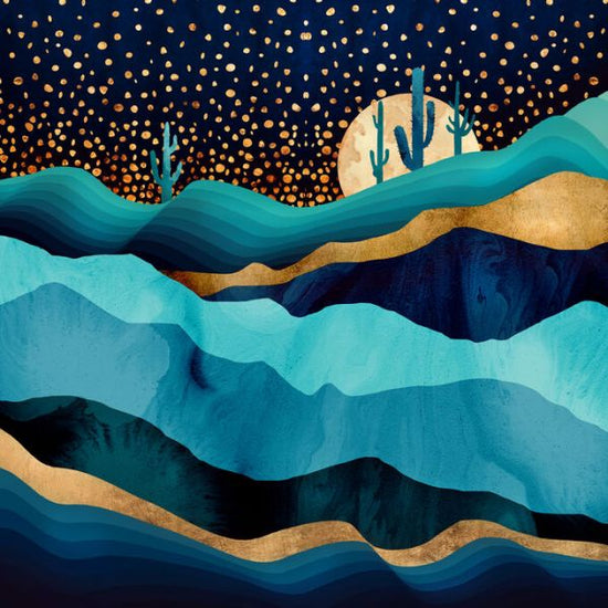 PHOTOWALL / Indigo Desert Night (e338636)