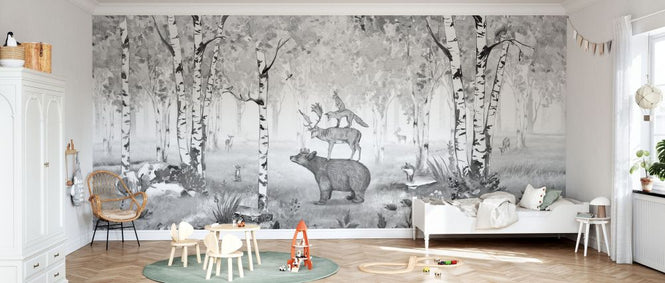 PHOTOWALL / Bear King - BW (e84064)