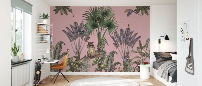 PHOTOWALL / Baby Tapir Prince - Pink (e84085)