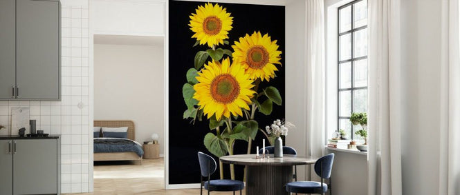 PHOTOWALL / Three Sunflowers (e84542)