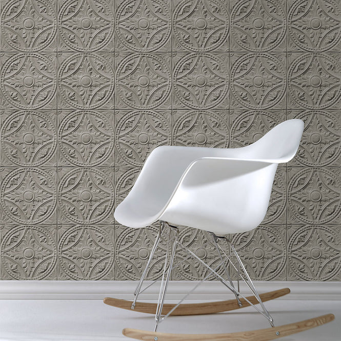 【OUTLET】KOZIEL / PLAQUES VICTORIENNES MEDAILLONS GRIS (ティンタイル) 8888-T122