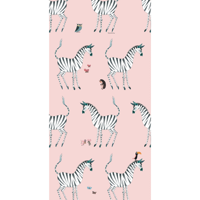 輸入壁紙 KEK Amsterdam / FIEP WESTENDORP / WALLPAPER ZEBRA PINK WP-125
