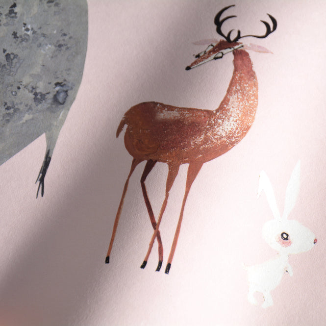 輸入壁紙 KEK Amsterdam / FIEP WESTENDORP / WALLPAPER ANIMAL MIX PINK WP-132