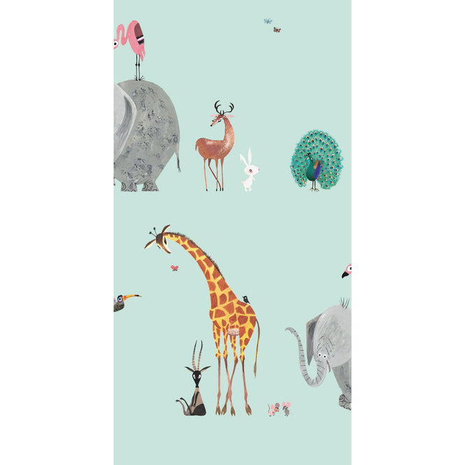 輸入壁紙 KEK Amsterdam / FIEP WESTENDORP / WALLPAPER ANIMAL MIX MINT WP-134