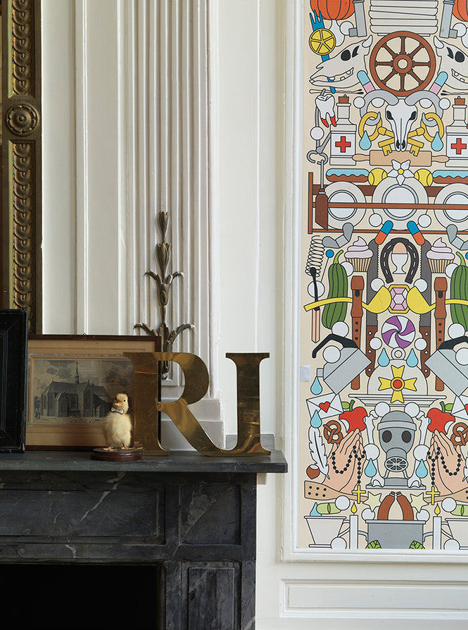 Archives Wallpaper by Studio Job / Alt Deutsch (JOB-04)