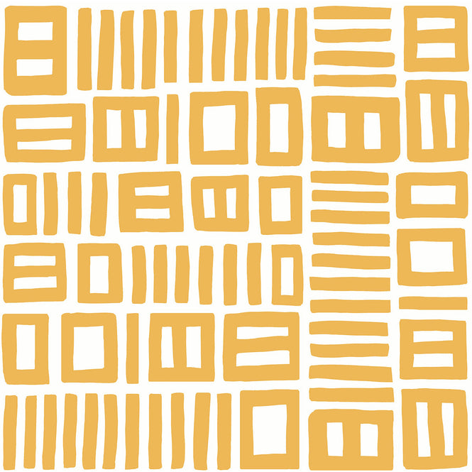 【限定数】はがせる シール 壁紙 NU WALLPAPER / Yellow Traverse / BPS4056