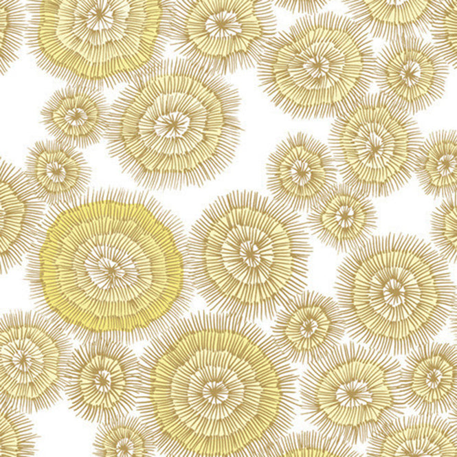 Makelike /  Burst Wallpaper Yellow