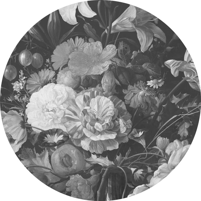 輸入壁紙 KEK Amsterdam / FLORA & FAUNA / WALLPAPER CIRCLES GOLDEN AGE FLOWERS CK-009