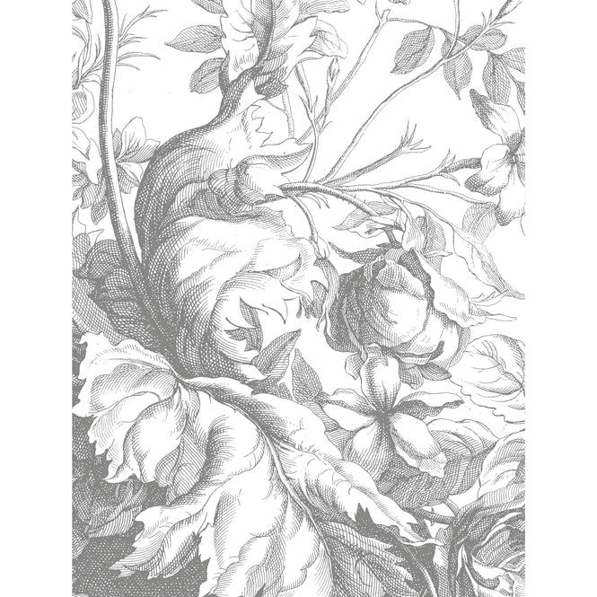 輸入壁紙 KEK Amsterdam / LANDSCAPES & MARBLE / WALLPAPER CIRCLES ENGRAVED FLOWERS CK-068