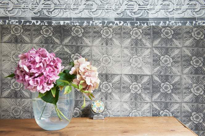 【切売m単位】 Deborah Bowness The Standard Collection / Dixon Road / grey