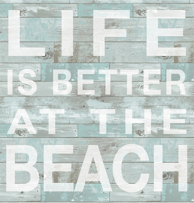はがせるウォールステッカー WALL POPS! / Better at the Beach Wall Quote / DWPQ2166