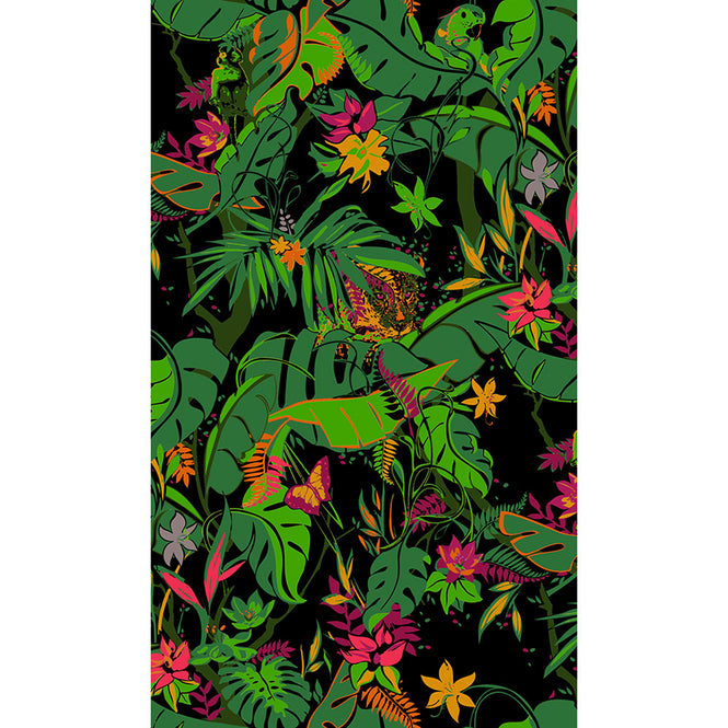 輸入壁紙 Flavor Paper / FEROZ / Jungle Fever on Ebony Clay Coated Paper