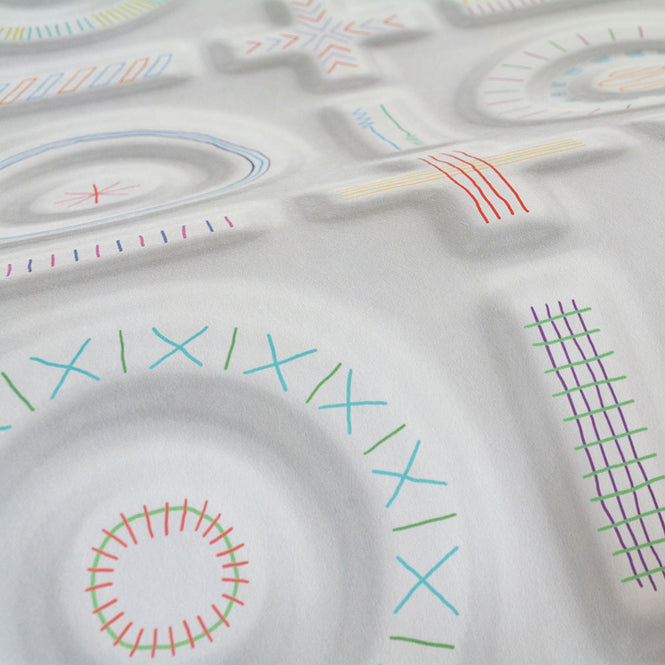 NLXL GEOMETRICS WALLPAPER COLOR ME GONE WALLPAPER BY ELVIS WESLEY / GEO-03