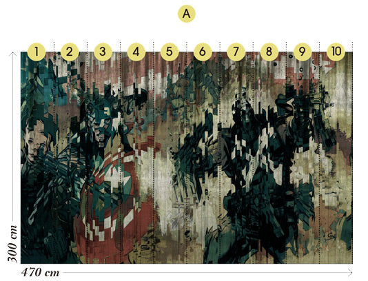 Wall&deco / Gio pagani 12 Barcode / GPW1206