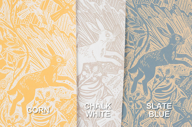 St. Judes / Harvest Hare WallpaperChalk White)