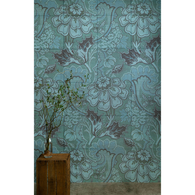 はがせる 壁紙 【Hattan Pattern】NLXL BIG PATTERN "PAOLA" MURAL Bset HMRV-03B(6枚セット)