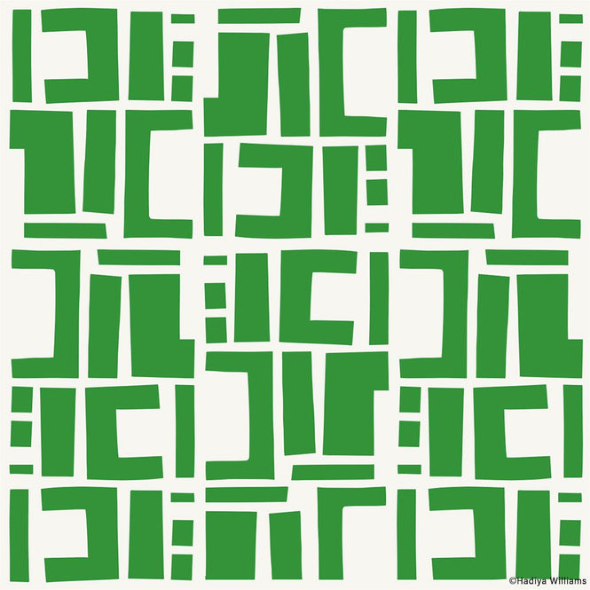 はがせる シール 壁紙【Hatte me! Square】Black Pepper Paperie / CONSTRUCT HBPP8-01(6枚セット)