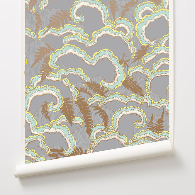 Makelike /  Lush Wallpaper Light Grey