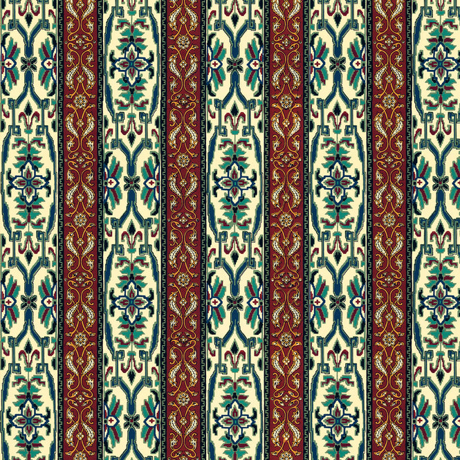 House of Hackney / MAMOUNIA Burgundy / Teal【4パネル1セット】