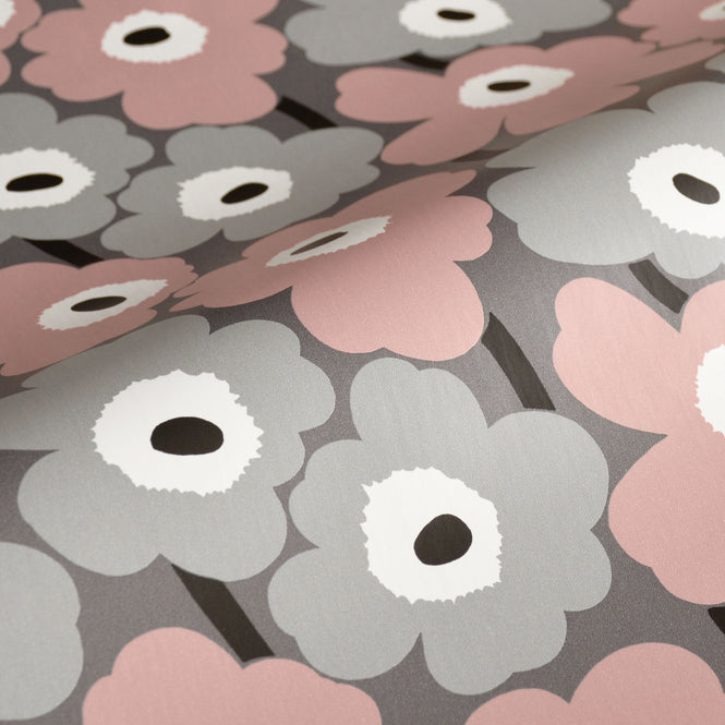 【予約受付】はがせる シール 壁紙 marimekko × NU WALLPAPER / Pink Pieni Unikko  / MKS4491