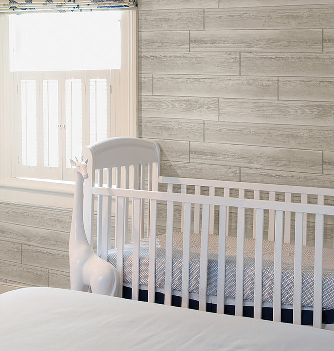 はがせる シール 壁紙 NU WALLPAPER / Serene Cream Peel and Stick Wallpaper / NU1930