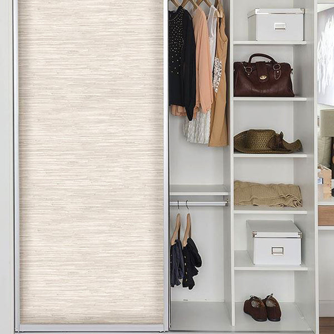 はがせる シール 壁紙 NU WALLPAPER / Cream Grassweave Peel And Stick Wallpaper / NU2875