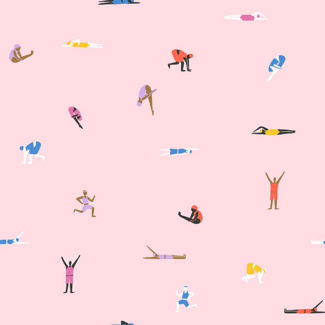 はがせる シール壁紙 wallshoppe / Tea Collection x wallshoppe / Olympians Ballet Slipper