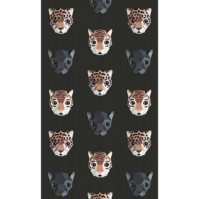 studio ditte / Panthera wallpaper / Dark【2パネル1セット】