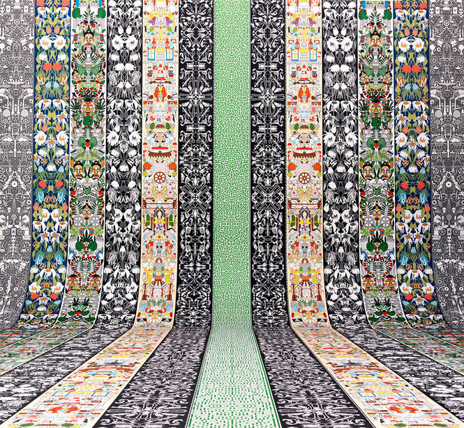 【1mサンプル】Archives Wallpaper by Studio Job / Perished (JOB-03)