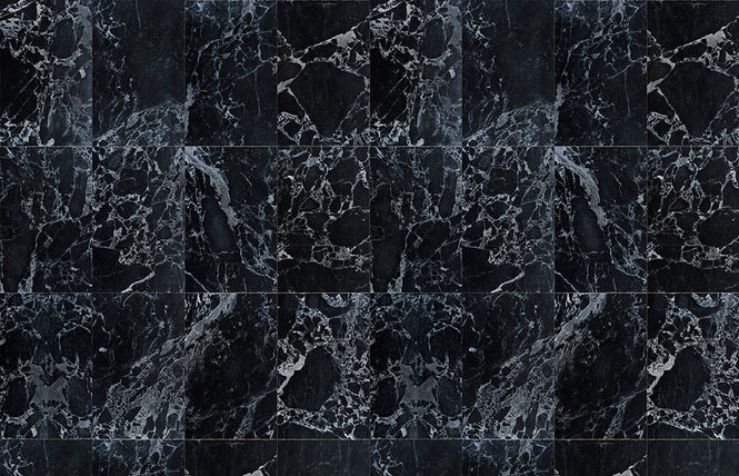 MATERIALS WALLPAPER by Piet Hein Eek BLACK MARBLE WALLPAPER / PHM-51