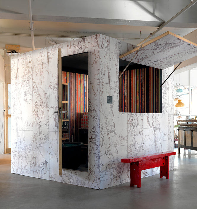 【1mサンプル】NLXL Materials Wallpaper by Piet Hein Eek WHITE MARBLE WALLPAPER / PHM-41