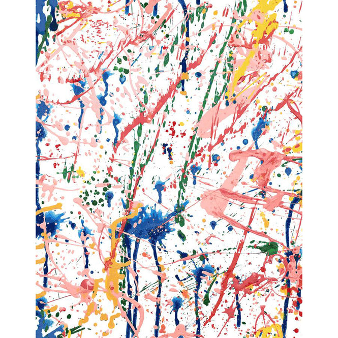 はがせる シール壁紙 wallshoppe / Pratt Paint-Rainbow